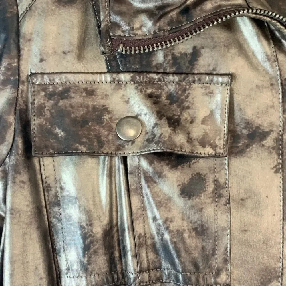 Sharon Young Women’s Bronze Jacket Size Medium - Picture 5 of 8